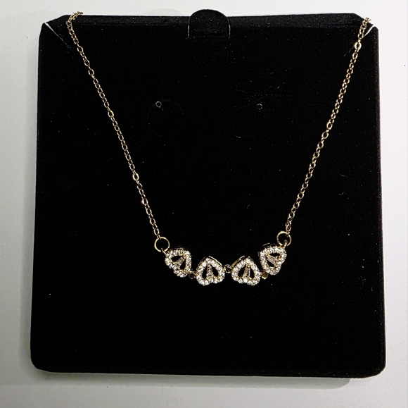 N0017 S-steel 4 Clover Pendant Necklace - Picture 9 of 10